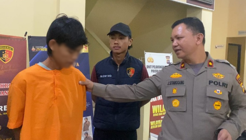 Pria Diamankan Polisi Setelah Menggelapkan Motor Teman di Pekanbaru
