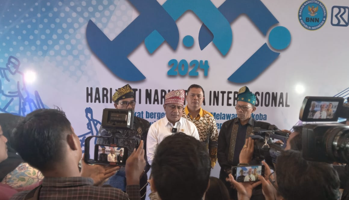 Puncak Hari Anti Narkotika Internasional (HANI) 2024 dilaksanakan di Riau