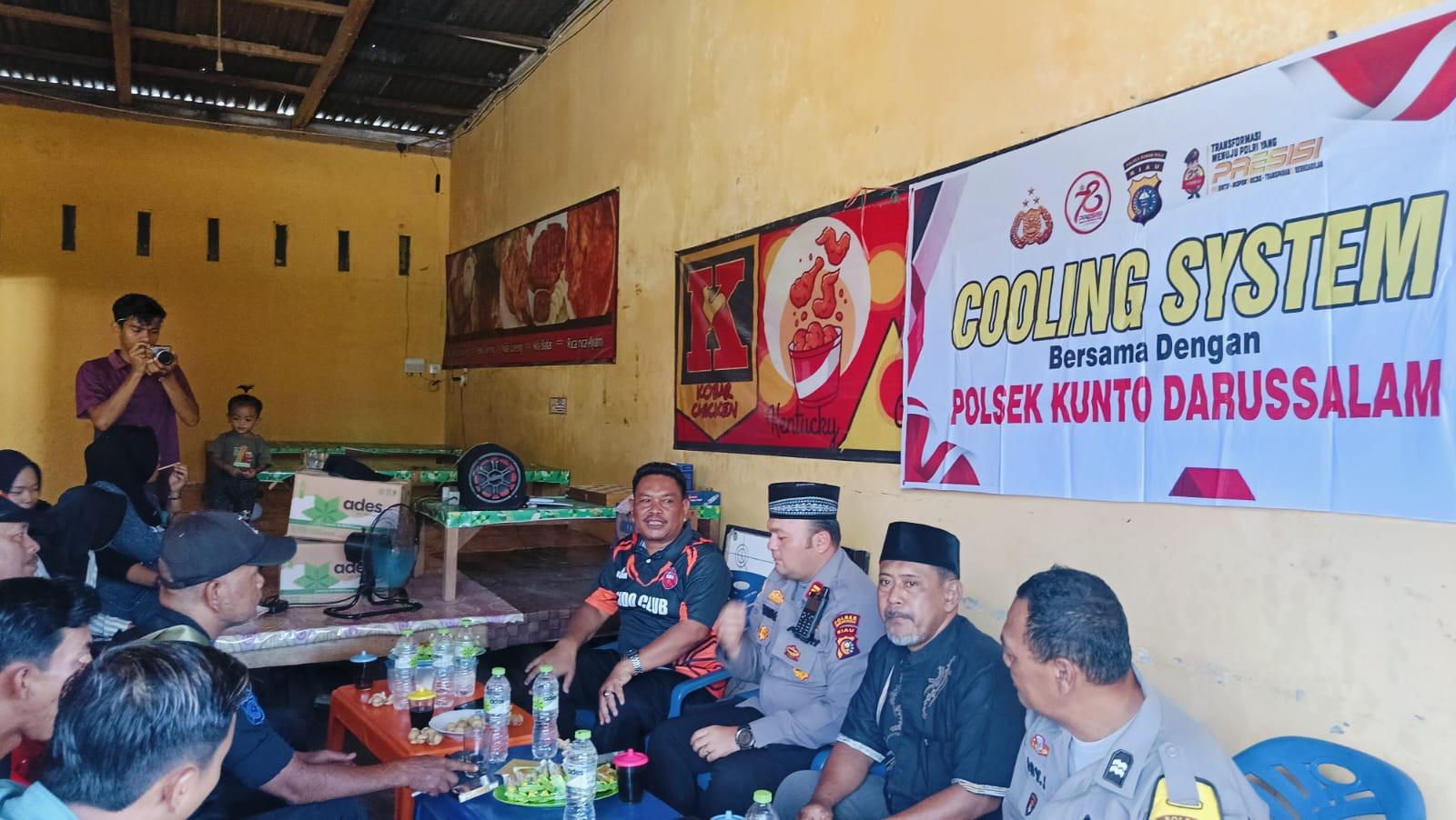 Maksimalkan Cooling System, Polsek Kunto Darussalam Serukan Pilkada Damai di Pasir Indah
