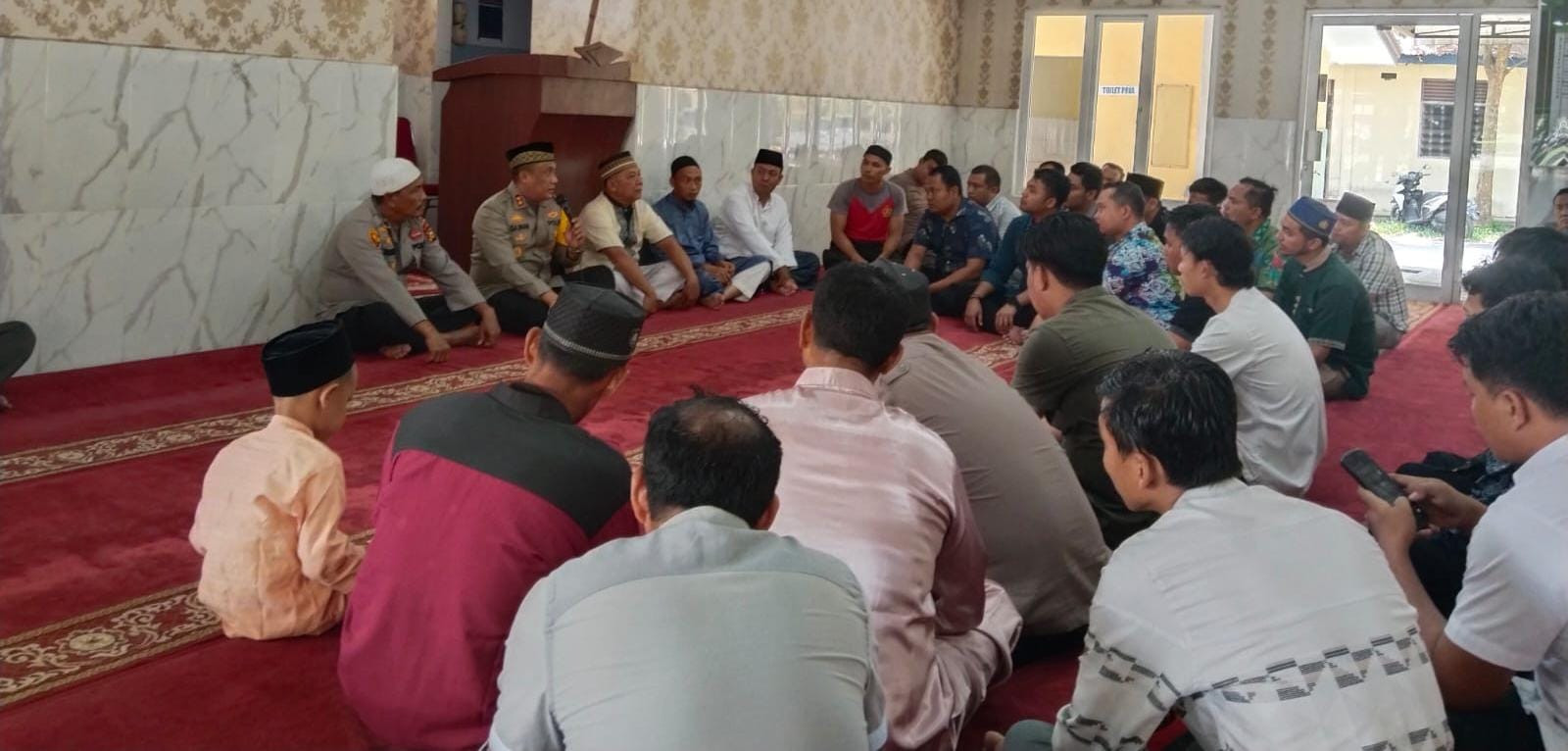 Sambangi Rumah Ibadah, Kapolres Rohil Serukan Pilkada Bermartabat 