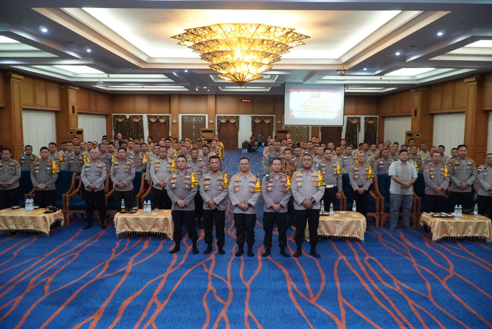 Kapolres Rohul Pimpin Apel Akbar Bhabinkamtibmas, Tekankan Netralitas Polri di Pilkada  2024