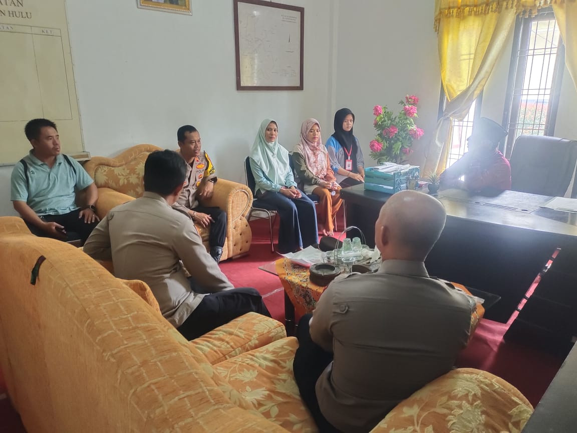 Bersama Camat, Kapolsek Kepenuhan Gelar Cooling System Pilkada 2024