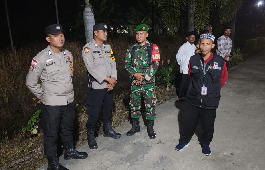 Sinergi Tiga Pilar Upaya Pengamanan Kampanye di Kecamatan Rupat 