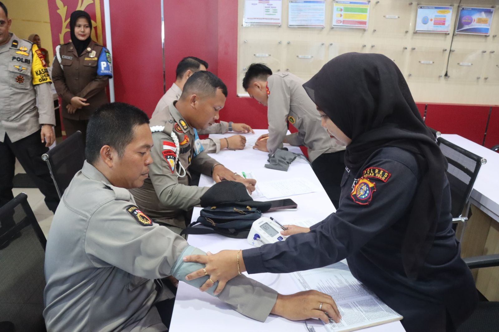 Peringatan Hari Jadi Humas Polri ke 73,  Polres Rohul Gelar Donor Darah dan Pemeriksaan Kesehatan Gratis 