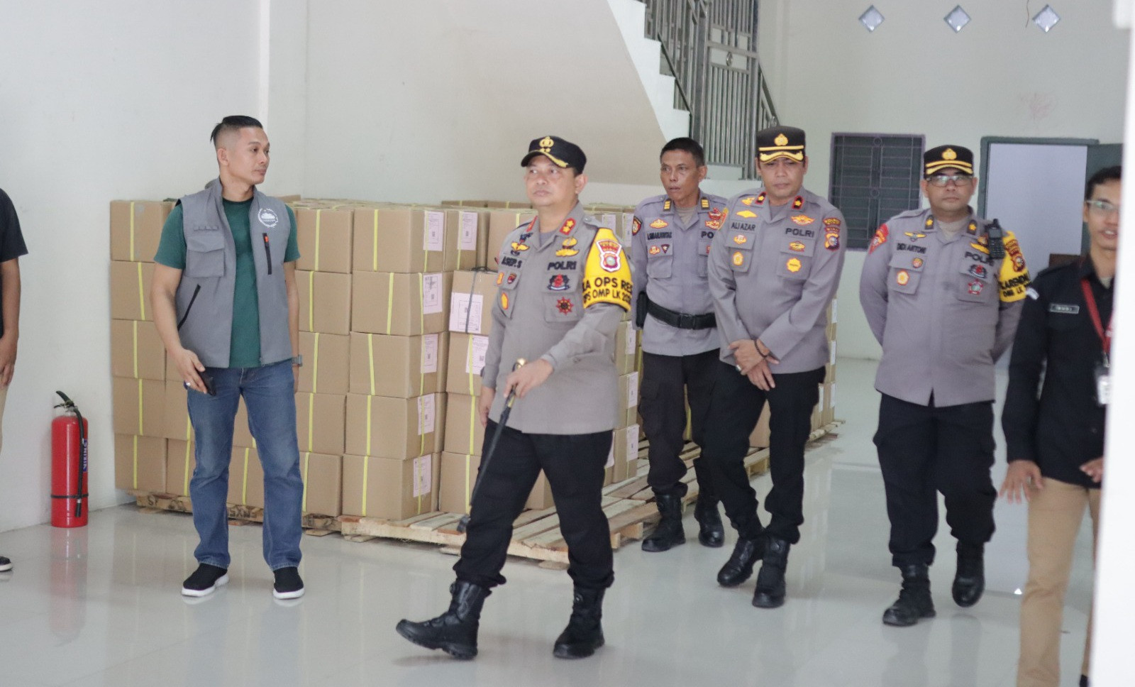 Kapolres Siak AKBP Asep Sujarwadi Siapkan Pengamanan Maksimal Logistik Pilkada