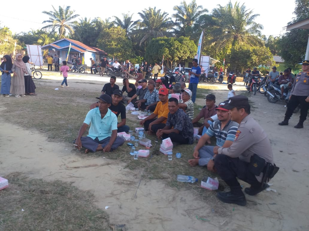 Cooling System di Tanjung Medan, Ini Pesan Personil Polsek Pujud