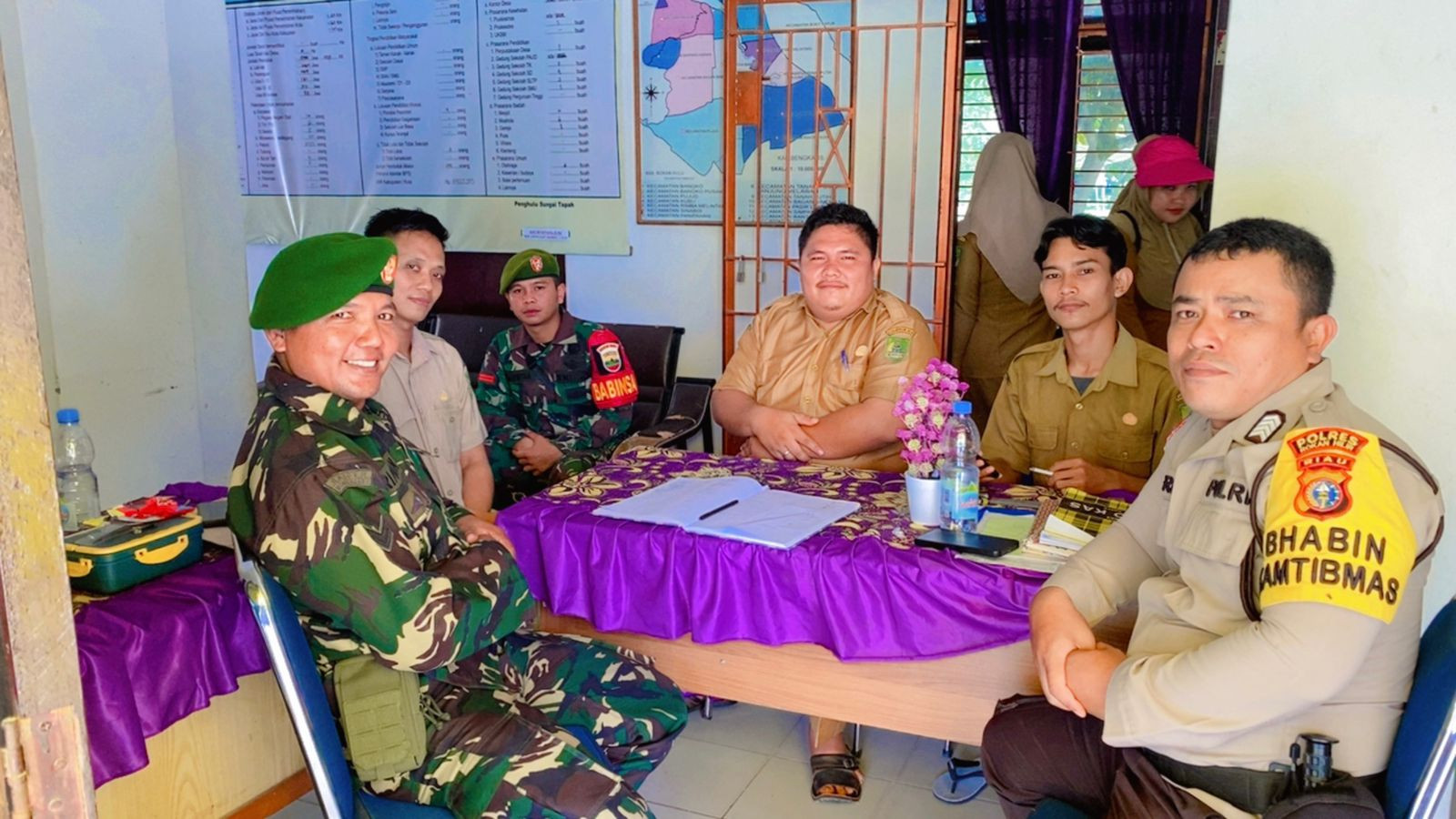 Cooling System Bersama Tokoh Masyarakat Tanjung Medan, Ini Arahan Personil Polsek Pujud