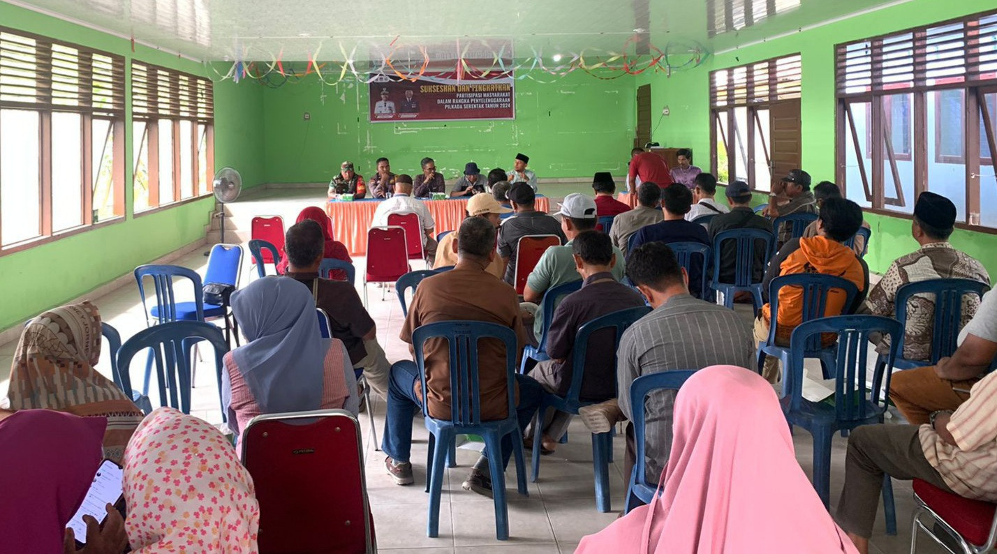 Polsek Binawidya Giat Cooling System Bersama Warga, Wujudkan Pemilukada Aman dan Kondusif 