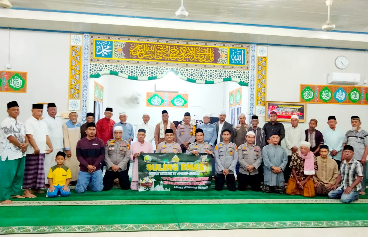 Melalui Suling Emas Cooling System Polres Meranti Ajak Jaga Kamtibmas