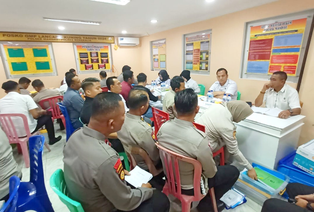 Polda Riau Lakukan Audit Kesiapan Pilkada 2024 di Mandau dan Bathin Solapan