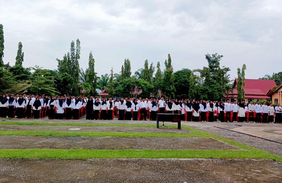 Bertugas di 59 TPS, 413 Orang KPPS Resmi dilantik di Wilayah Siak Kecil