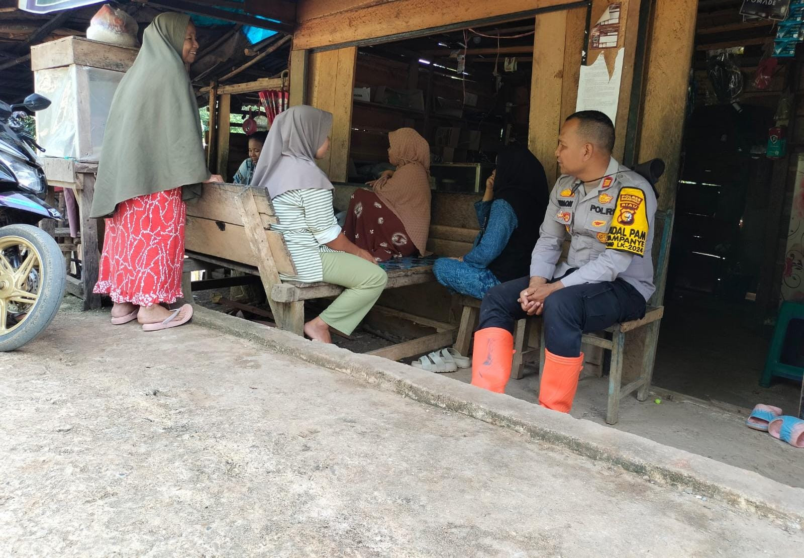 Pimpin Kegiatan Cooling System, Kapolsek Rokan IV Kota Imbau Ciptakan Kamtibmas Pilkada Damai