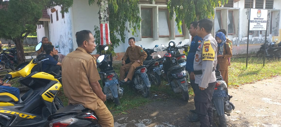 Ciptakan Pilkada Damai, Polsek Pujud Cooling System ke Warga Kasang Bangsawan