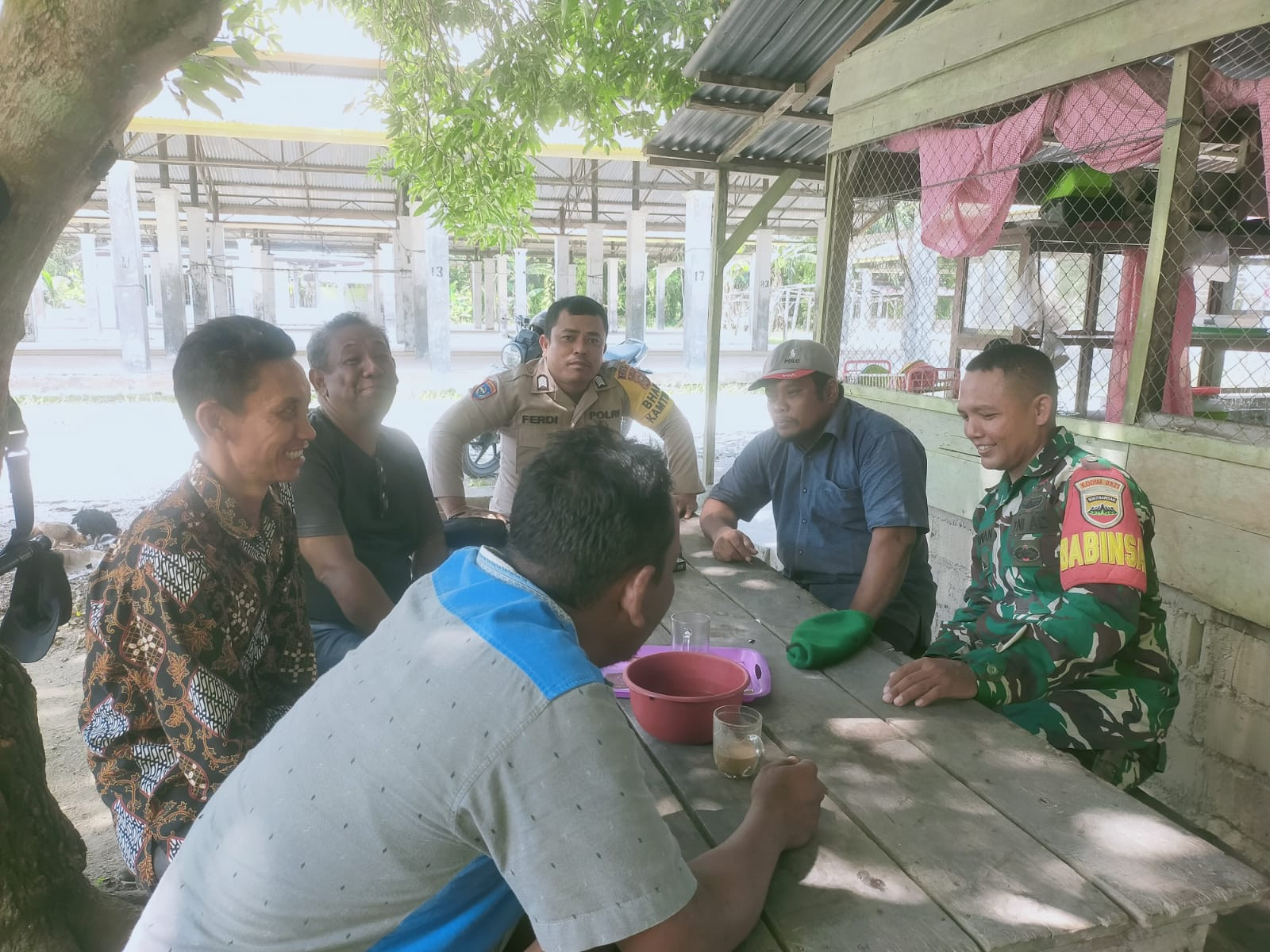 Polsek Pujud Ajak Warga Sungai Tapah Dukung Cooling System Pilkada Damai