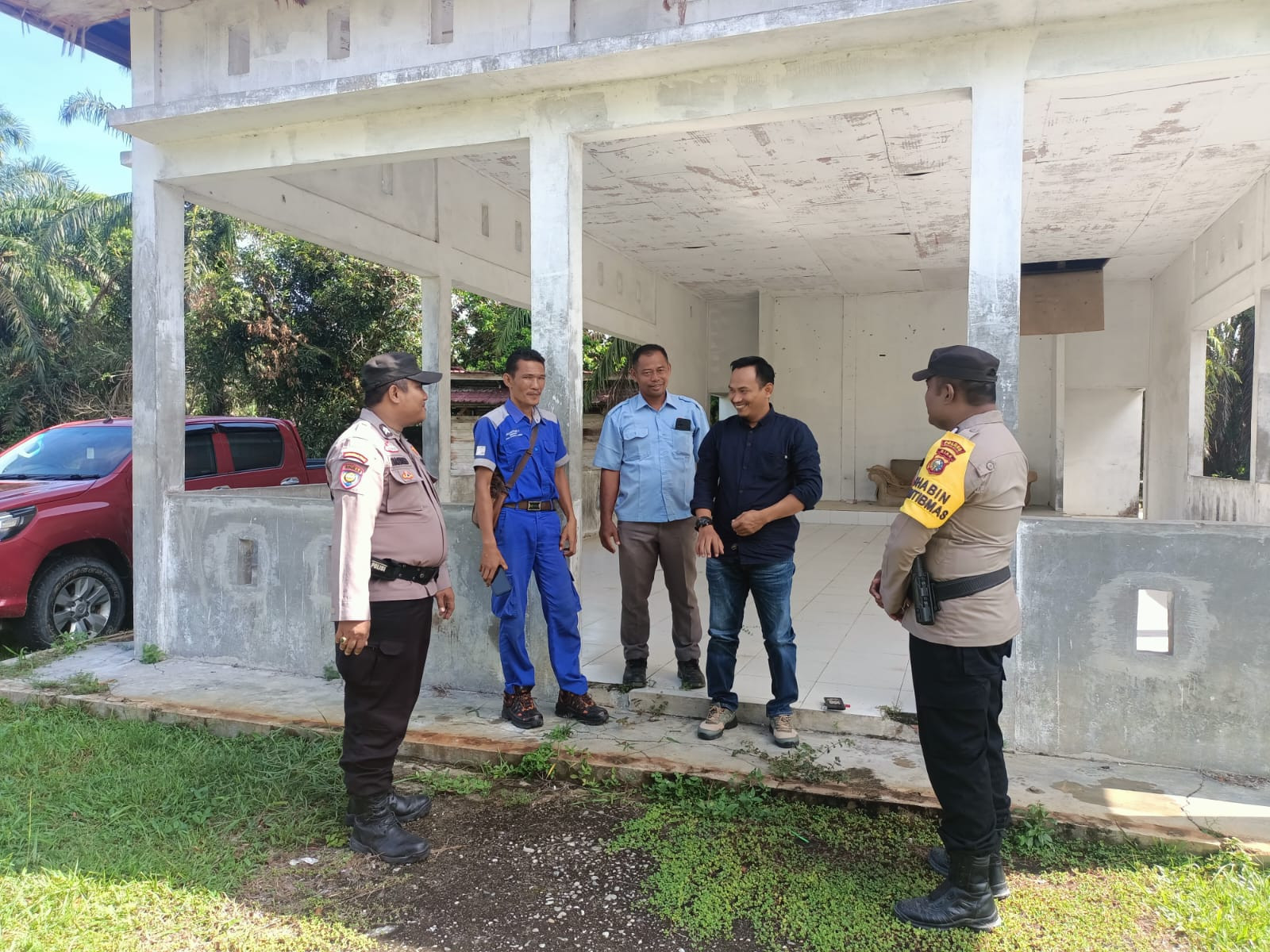 Cooling System di Sei Meranti, Polsek Pujud Sampaikan Pesan Pilkada Damai
