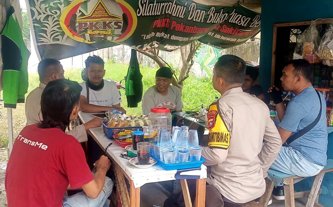 Masifkan Cooling System, Polsek Senapelan Ajak Warga Wujudkan Pilkada Damai