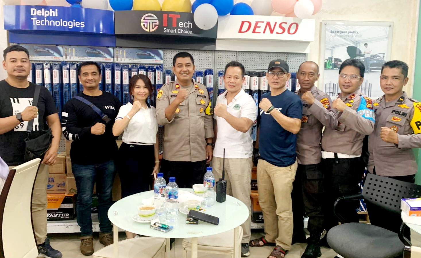 Cooling System, Payung Sekaki Seruhkan Kamtibmas Kepada Toko Indo Terknik di Pekanbaru