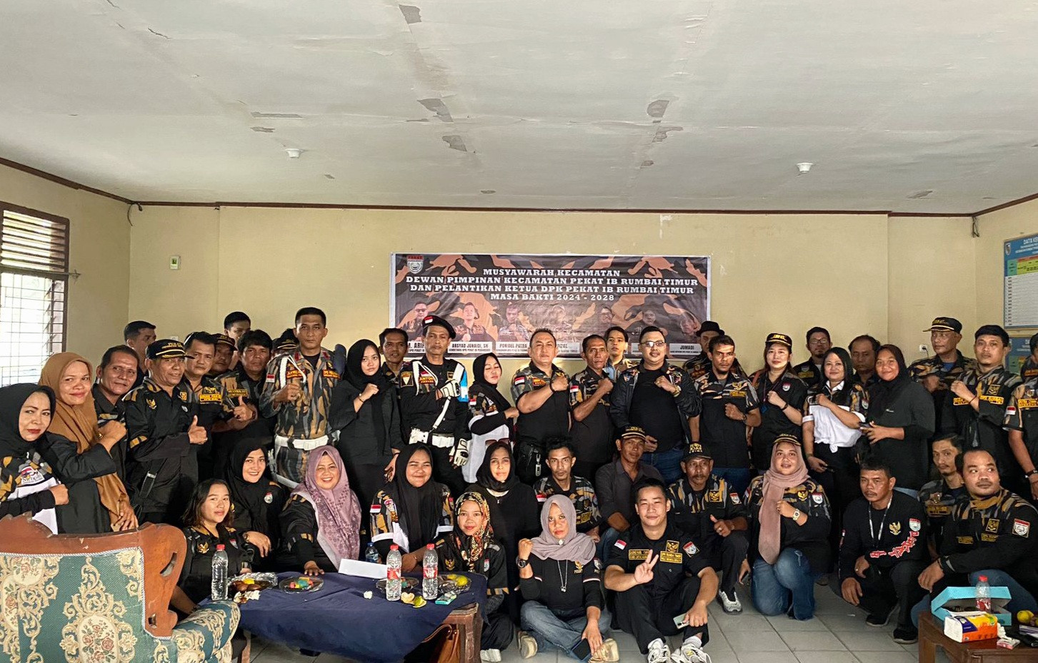 Kapolsek Rumbai Pesisir Hadiri Acara Musyawarah Ormas, Ini Pesannya