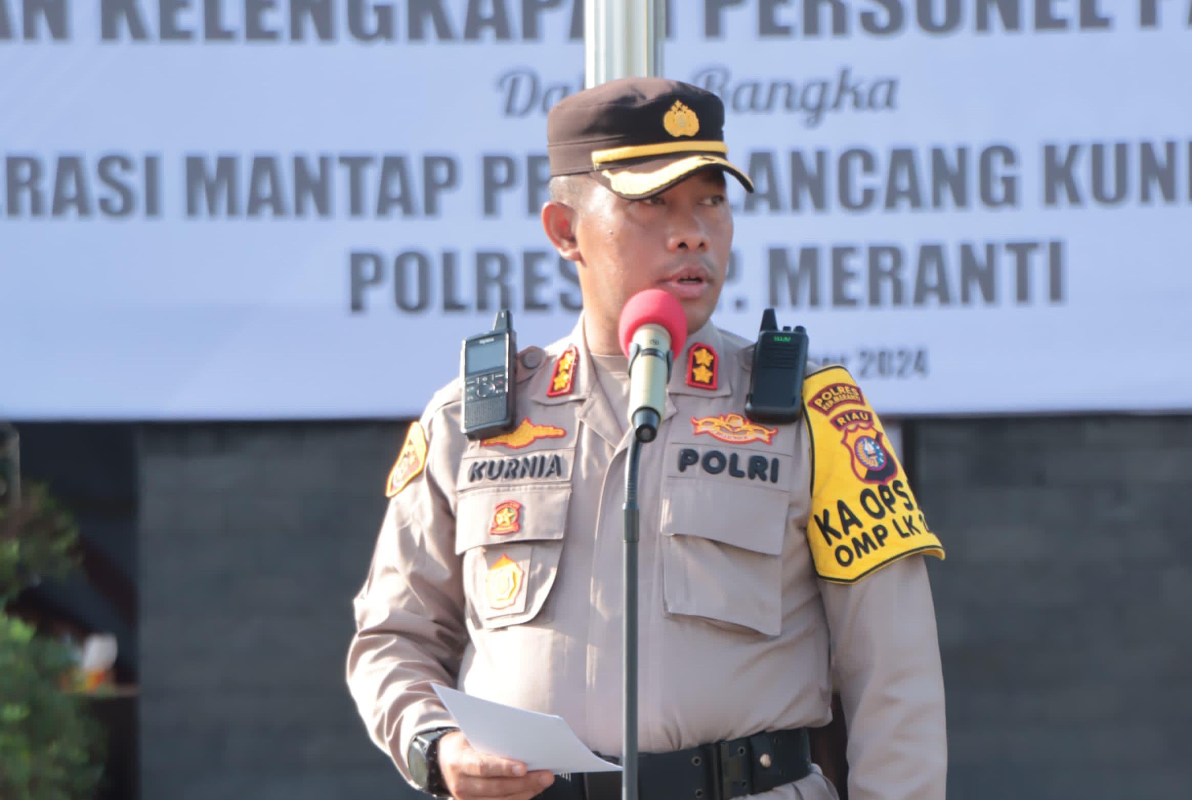 Gelar Apel Perlengkapan, Kapolres Pastikan Personel Siap Laksanakan PAM TPS Pilkada