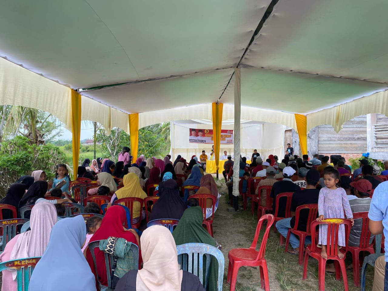 Polsek Sungai Mandau Pastikan Pengamanan Kondusif dalam Kampanye Damai Paslon Gubernur Riau