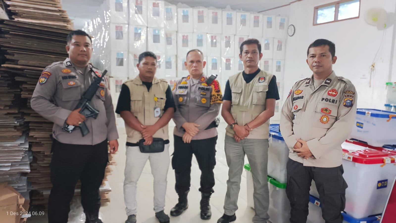 Pleno Kecamatan Pujud Selesai, Logistik Pilkada sampai ke KPU Rohil dengan Aman