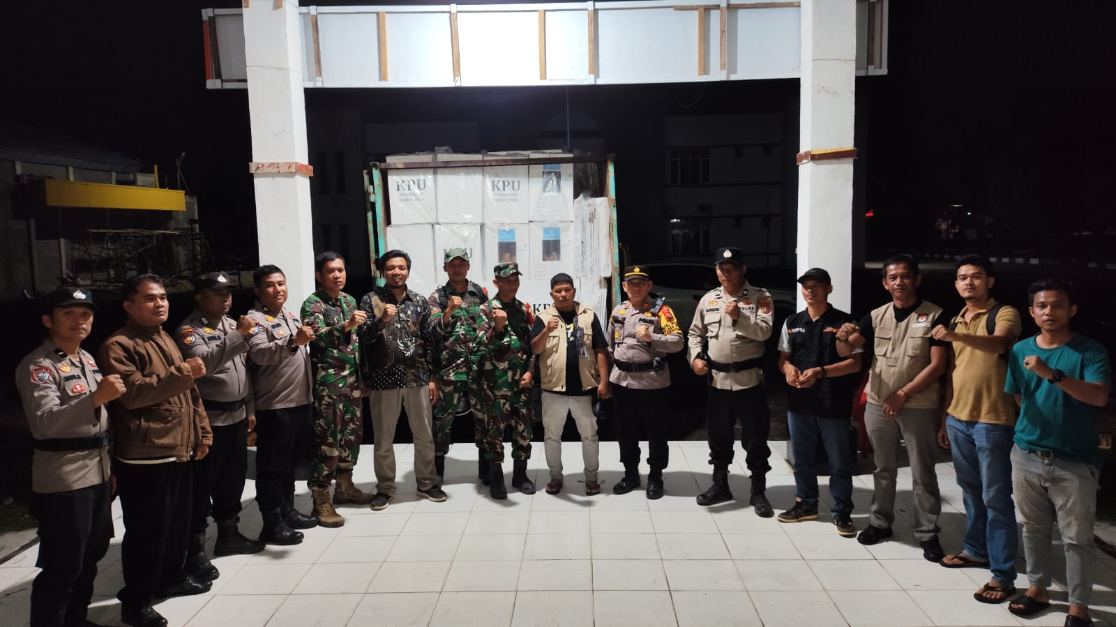 Pleno PPK Pujud Selesai, Pengiriman Logistik Pilkada ke KPU Rohil Dikawal Ketat