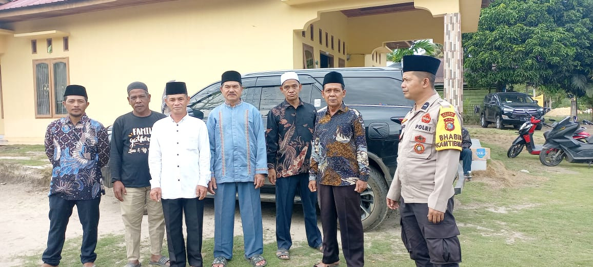 Polsek Pujud Terus Ajak Warga Jaga Cooling System Paska Pilkada 