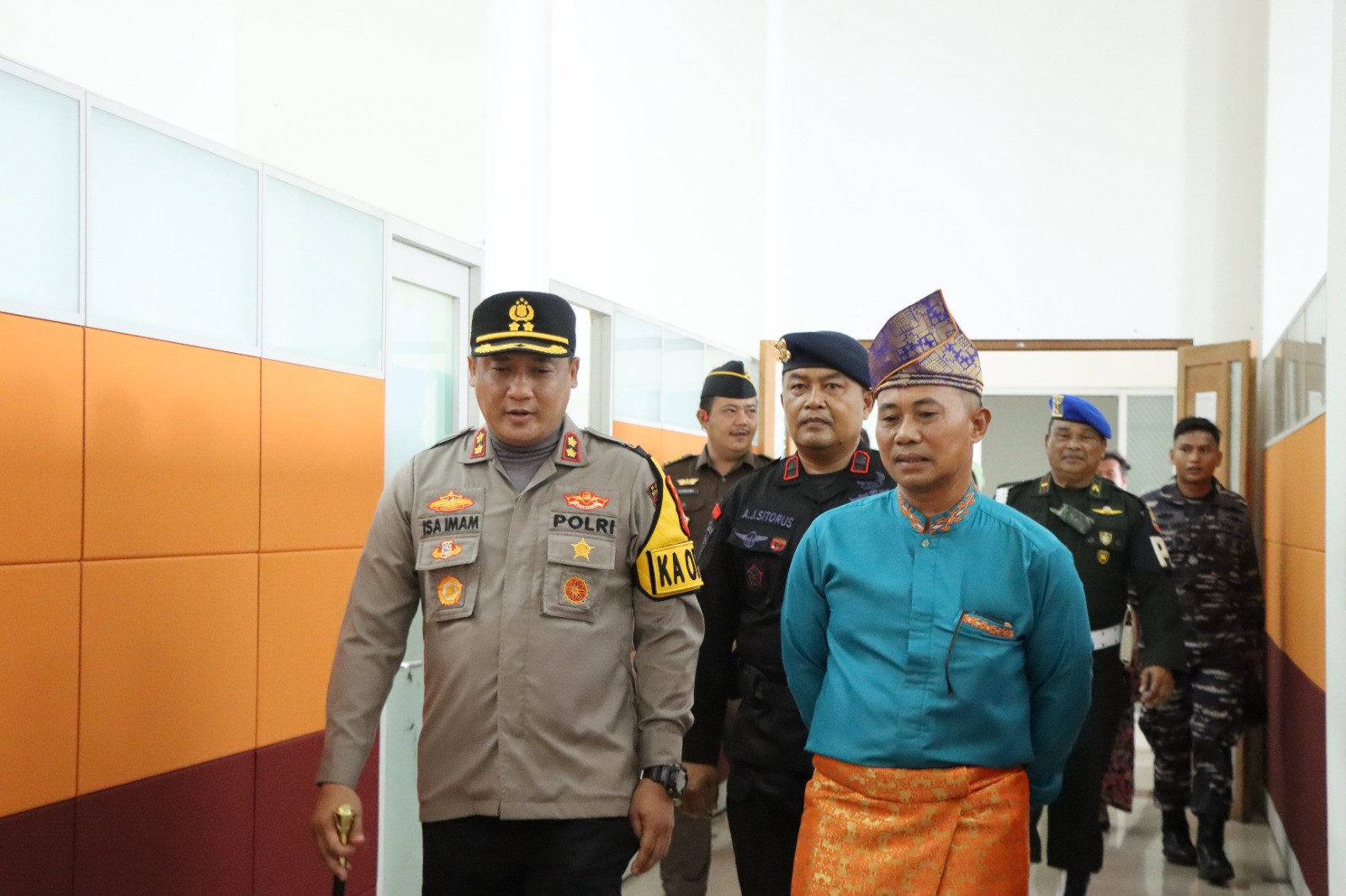 Bersama Wakil Ketua DPRD, Kapolres Rohil Cooling System Pasca Pilkada Damai 2024