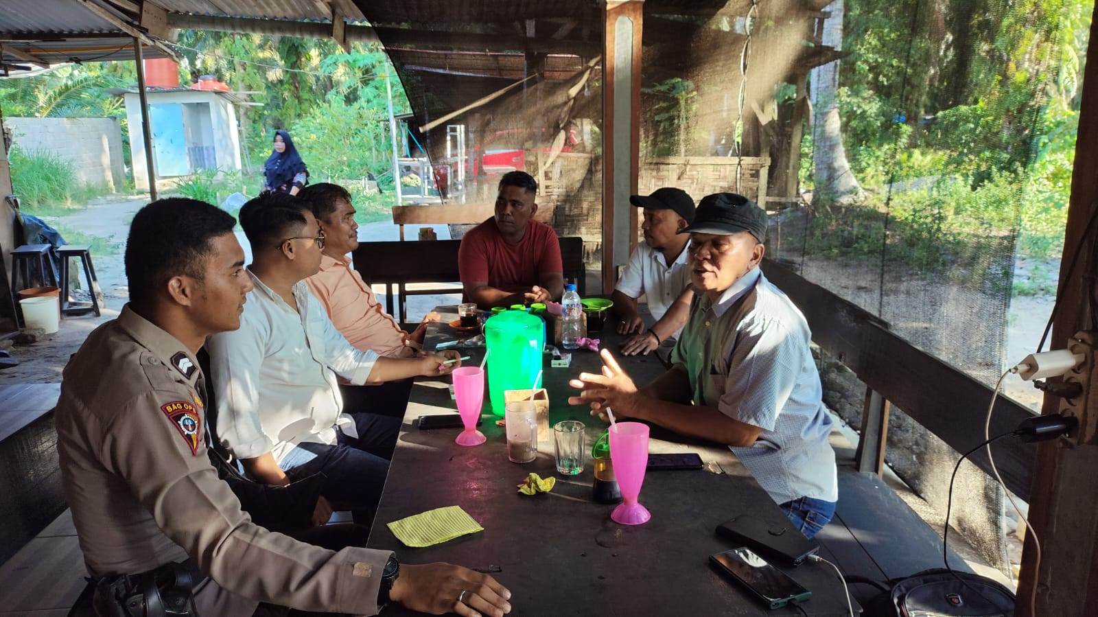 Kanit Intel Polsek Pujud Gelar Cooling System di Tanjung Medan