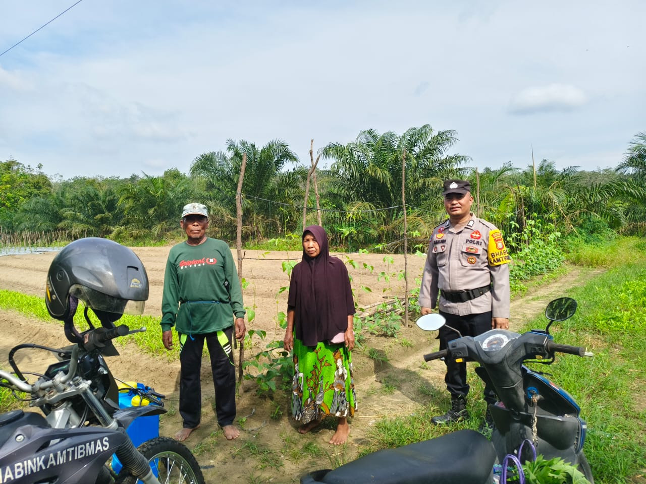Cooling System di Siarang-arang, Polsek Pujud Ajak Warga Jaga Kamtibmas