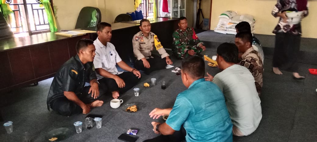 Sambangi Warga Tanjung Medan, Polsek Pujud Gelar Cooling Syatem