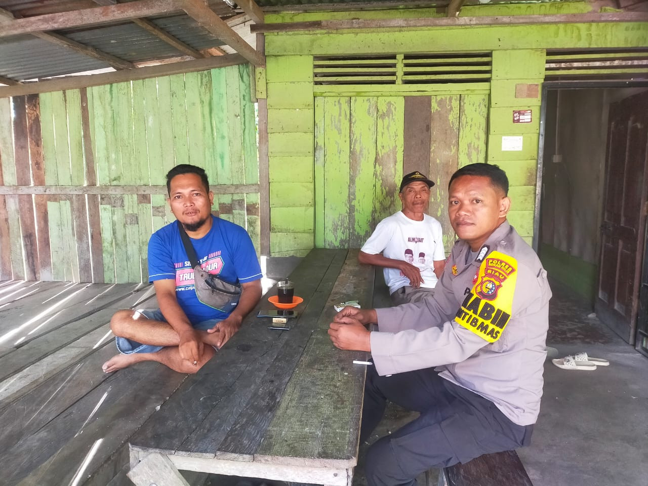 Warga Sei Meranti Dukung Penuh Cooling System Polsek Pujud