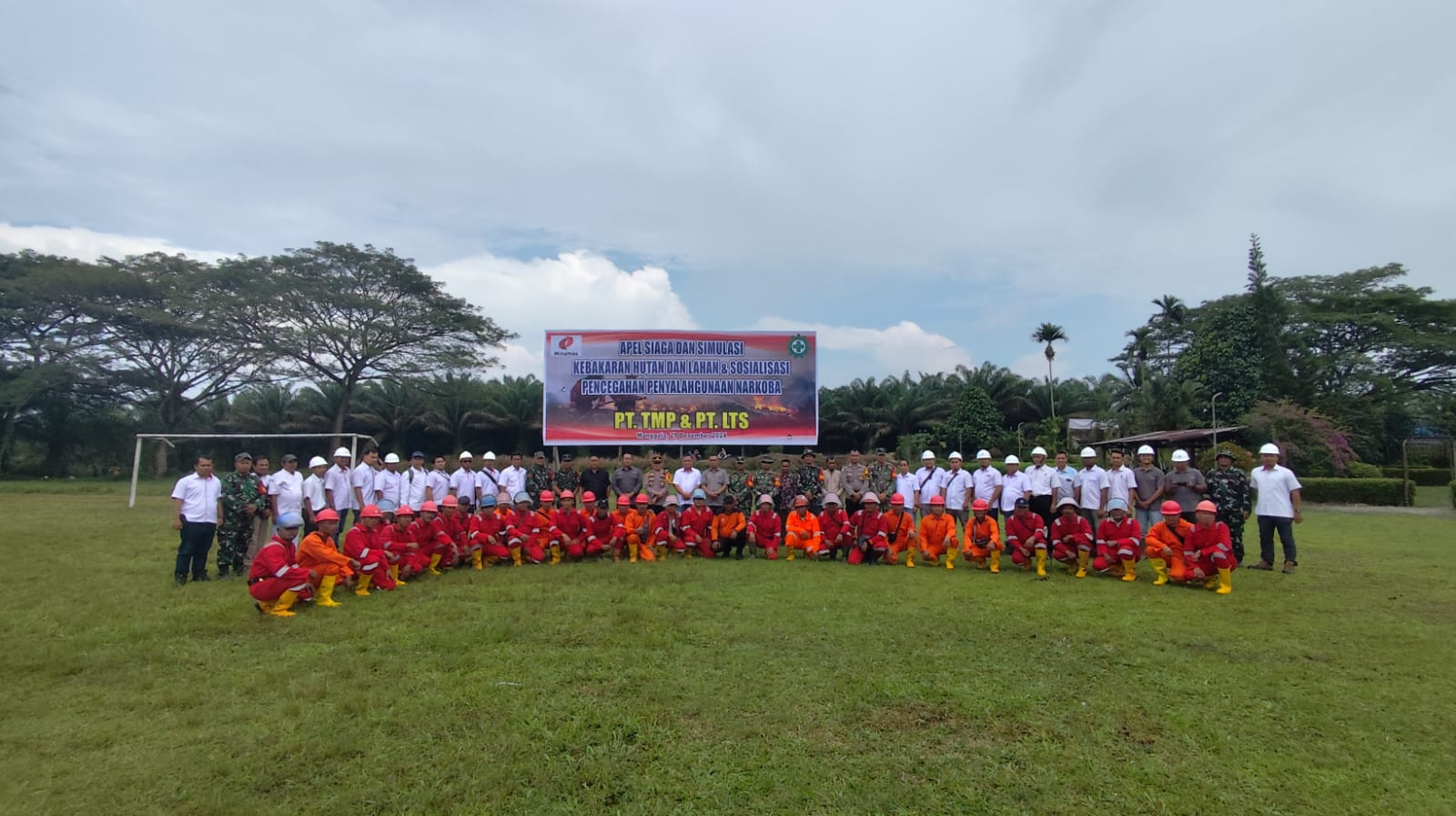 Antisipasi Bencana Kabut Asap, Polsek Pujud Gelar Apel Siaga Karhutla