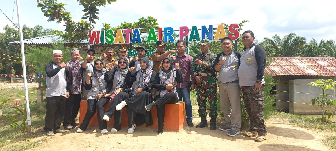 Dukung Pengembangan Objek Wisata, Kapolsek Pujud Hadiri Launching Wisata Air Panas