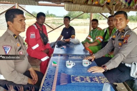 Cooling System, Personel Satlantas Polres Siak Berdialog dengan Masyarakat Mempura