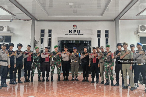 Jelang Pilkada 2024 Polres Meranti Laksanakan Patroli Sinergitas dikantor KPUD dan Bawaslu 