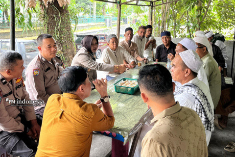 Kapolsek Senapelan Gandeng Jamaah Tabligh Berperan Aktif Menjaga Kamtibmas  Jelang Pilkada 