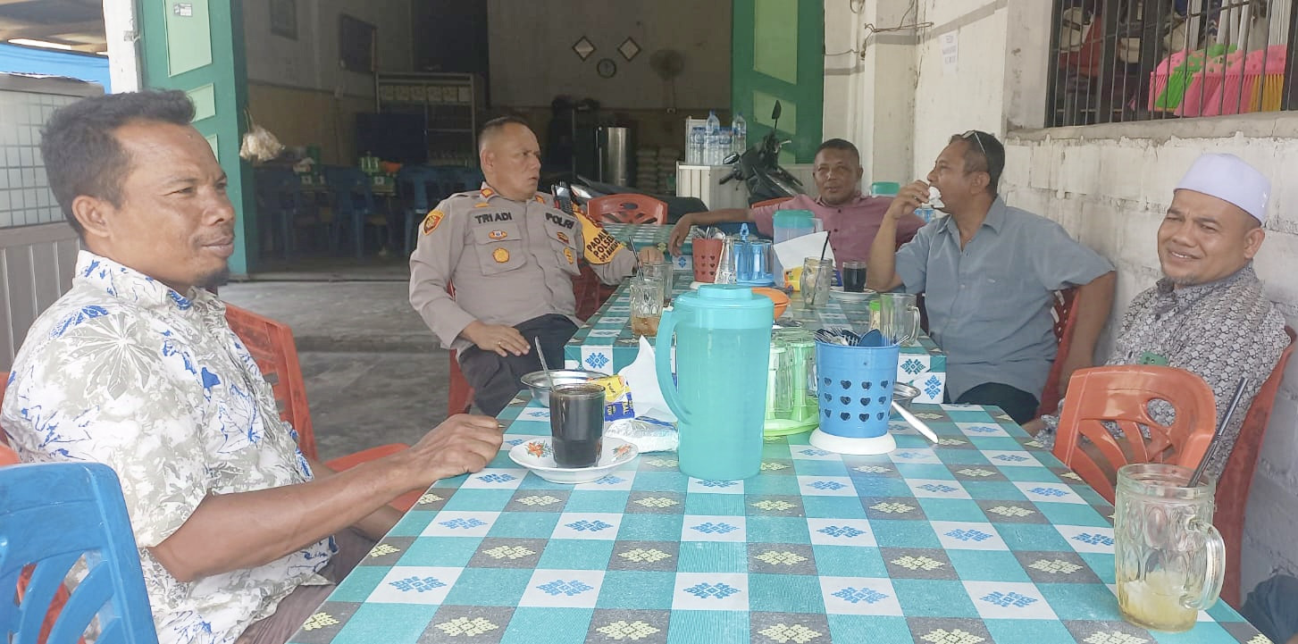 Sosialisasi Pilkada Damai Bersama Tokoh Masyarakat, Ini Pesan Kapolsek Pujud