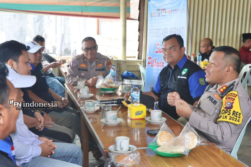 Pererat Silaturahmi, Polres Meranti Gelar Jumat Curhat Bersama Paguyuban Banjar Selatpanjang