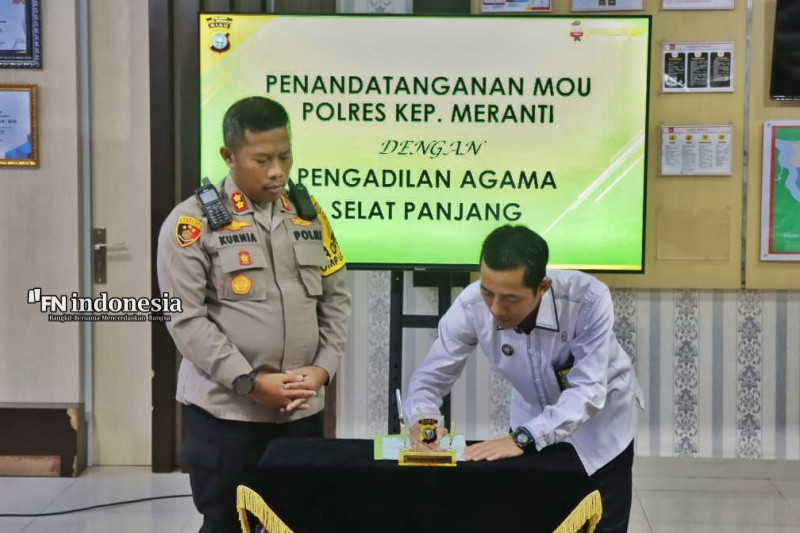Kapolres Menerima Kunjungan Silaturahmi Pengadilan Agama Selatpanjang 