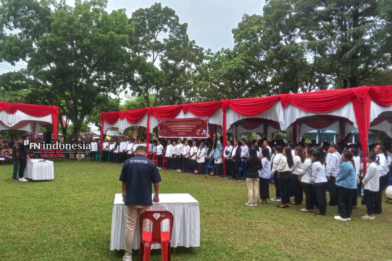 1008 Petugas KPPS Se Tenayan Raya di Lantik, Bekerja Melayani Hak Pilih Masyarakat di TPS