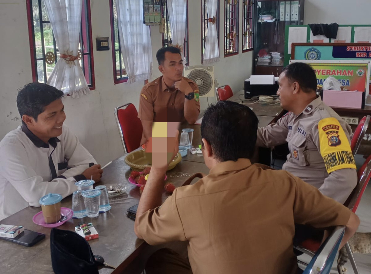 Polsek Pujud Gelar Cooling System bersama Warga Perkebunan Siarang-arang