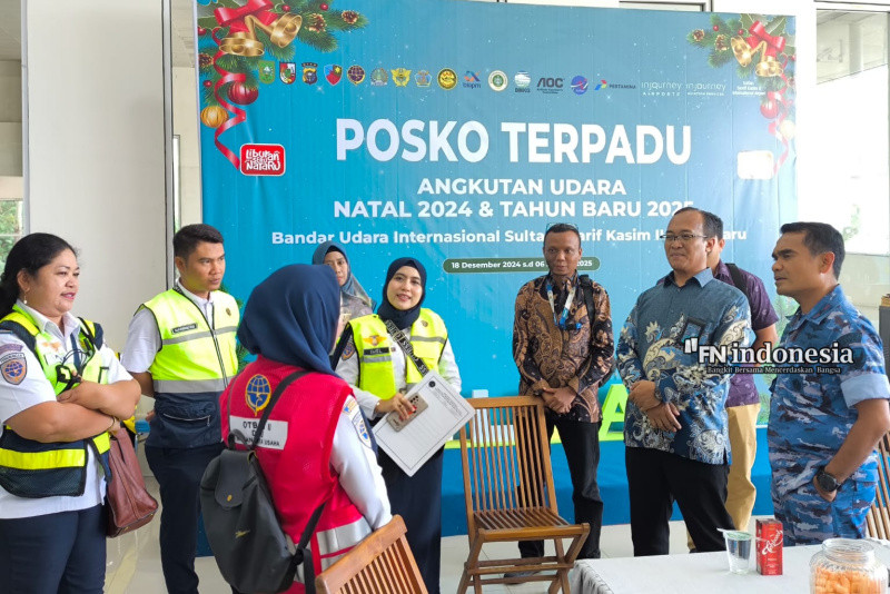 Bersama Stakeholder, Bandara SSK II Pekanbaru Resmi Menutup Posko Angkutan Nataru 2025 