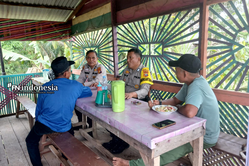 Kapolsek Batu Hampar Sambangi Warga untuk Wujudkan Kamtibmas yang Kondusif