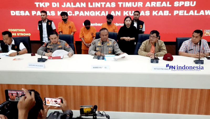 Polda Riau Tangkap 3 Oknum Wartawan, Viral Hentikan Paksa Mobil di Pelalawan
