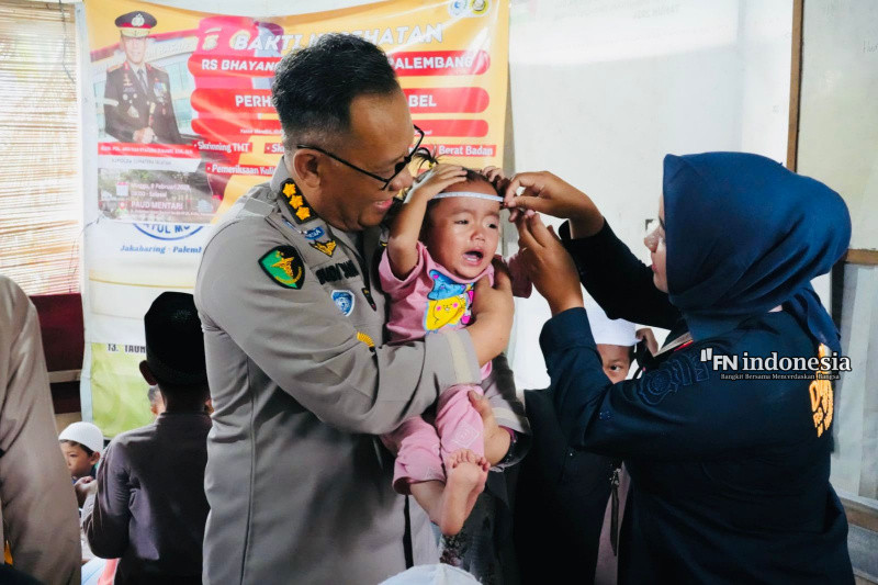 Gandeng 21 Tenaga Dokter Specialis, RS Bhayangkara M Hasan Palembang Gelar Bhakti Kesehatan