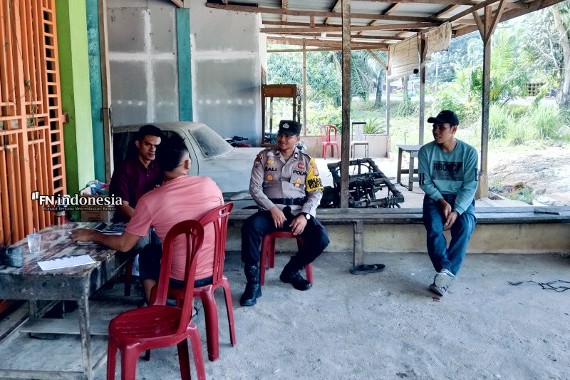 Wujudkan Keamanan Lingkungan, Polsek Batu Hampar Laksanakan Giat Rutin Sambang Warga