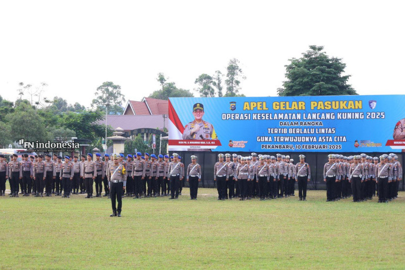 Polda Riau Siapkan 1.094 Personil untuk Operasi Keselamatan Lancang Kuning 2025
