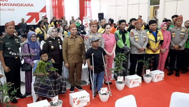 Ratusan Ojol dan Masyarakat Nikmati Layanan Kesehatan Gratis di Bakti Kesehatan Polda Riau
