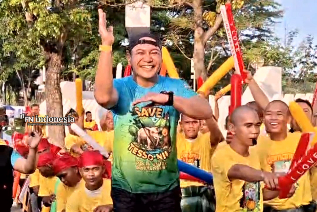 Kapolda Riau Meriahkan CFD, Framing Pacu Jalur Tampilkan Budaya Riau di Tengah Kota